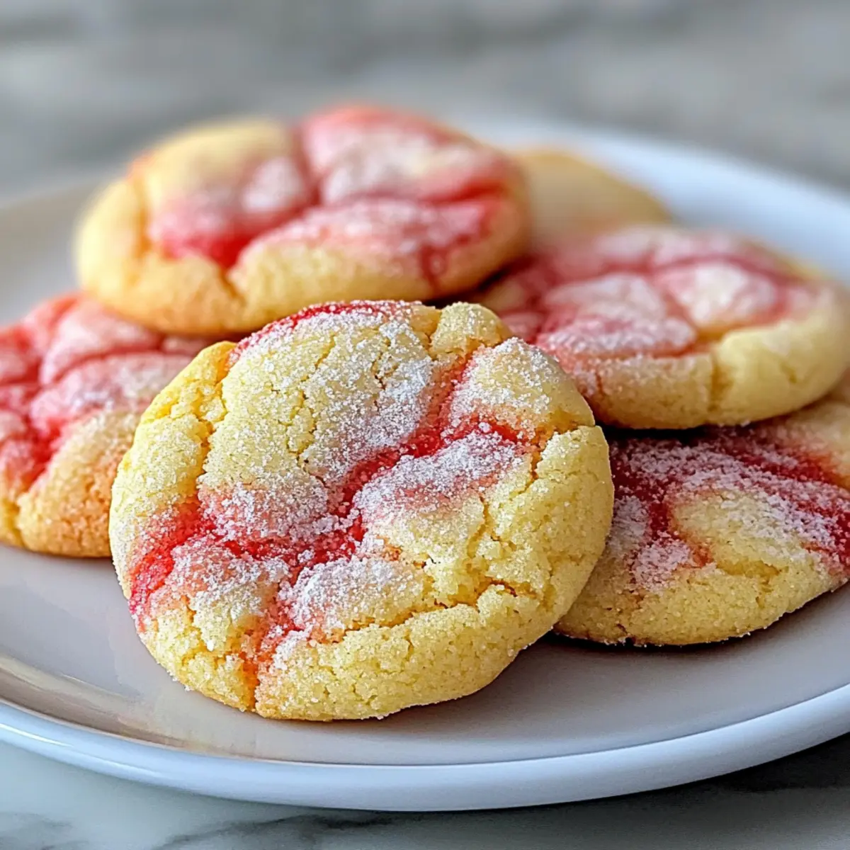 Strawberry Lemonade Cookies