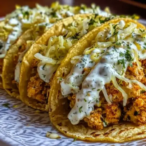 Dill Pickle Ranch Smash Chicken Tacos