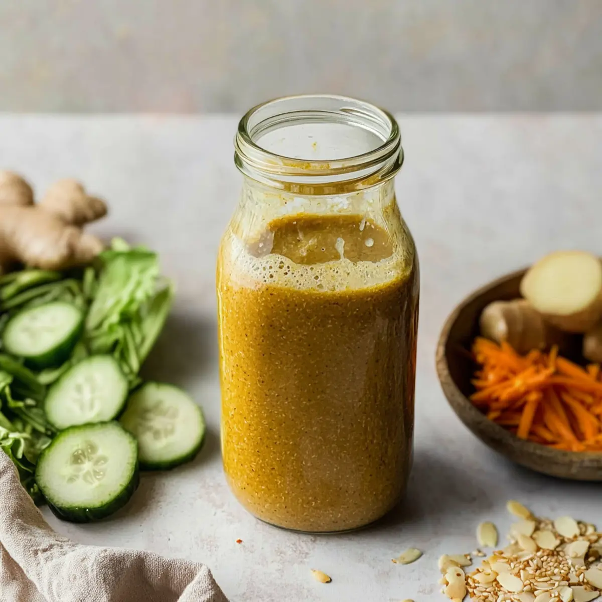 Miso Salad Dressing With Sesame & Ginger