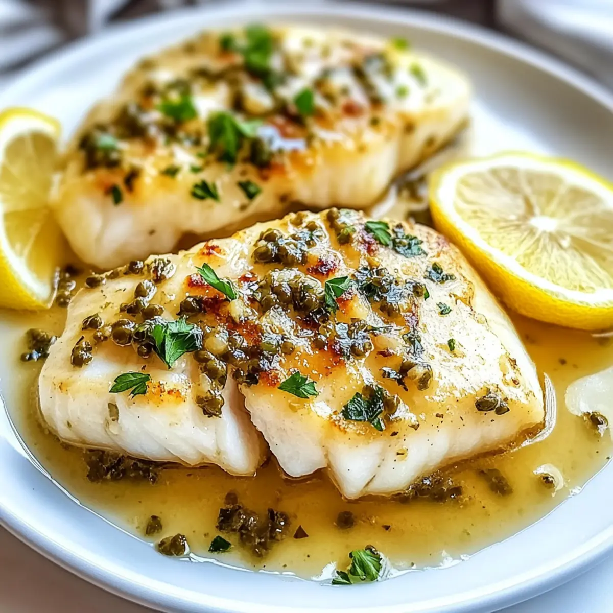 Delicious Cod Piccata