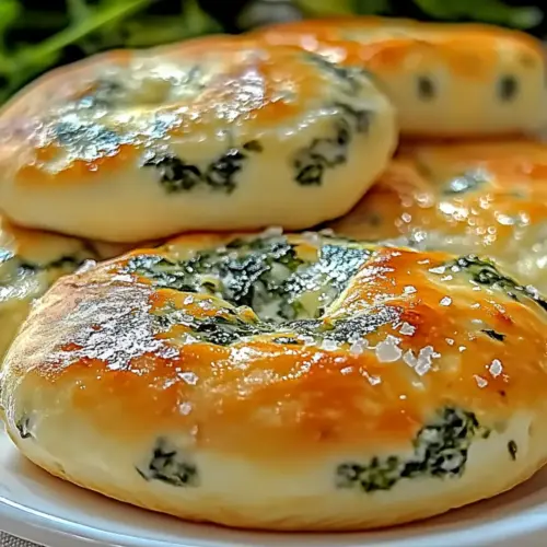 Spinach Cottage Cheese Flagels