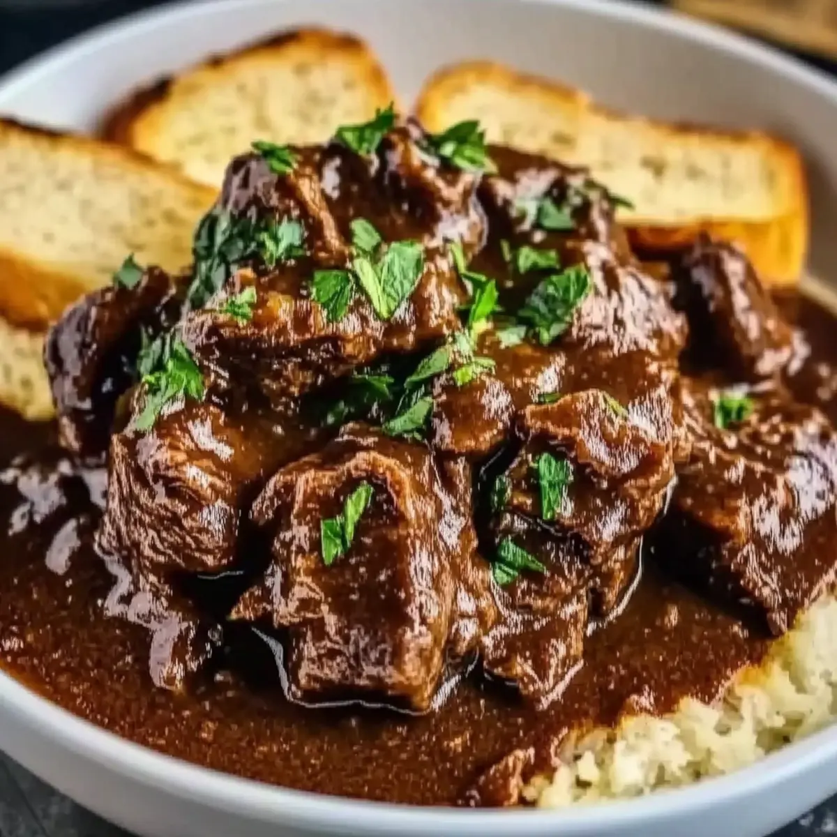 Slow Cooker Beef Manhattan