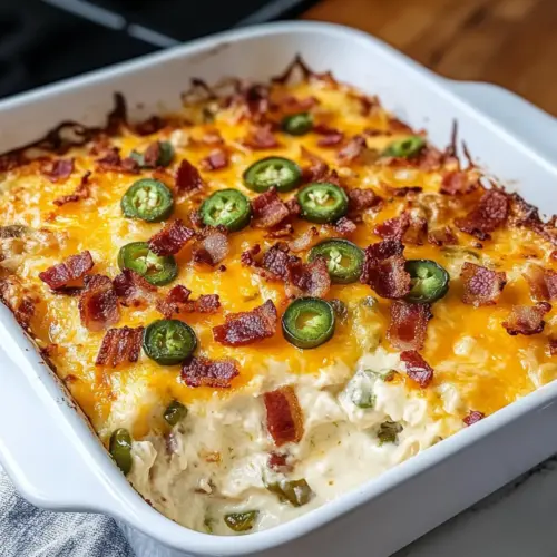 Keto Jalapeno Popper Chicken Casserole