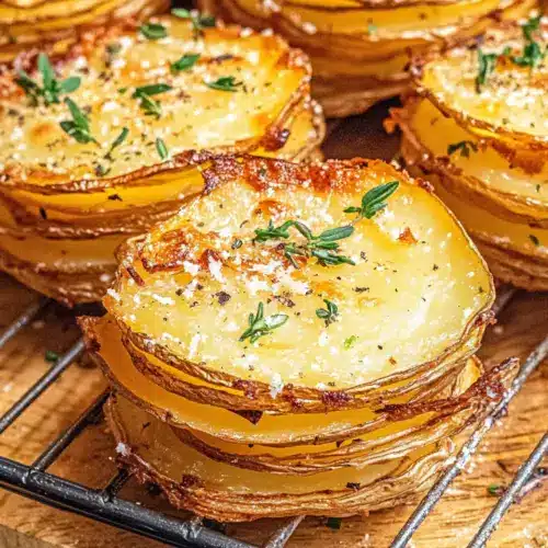 Parmesan Potato Stacks