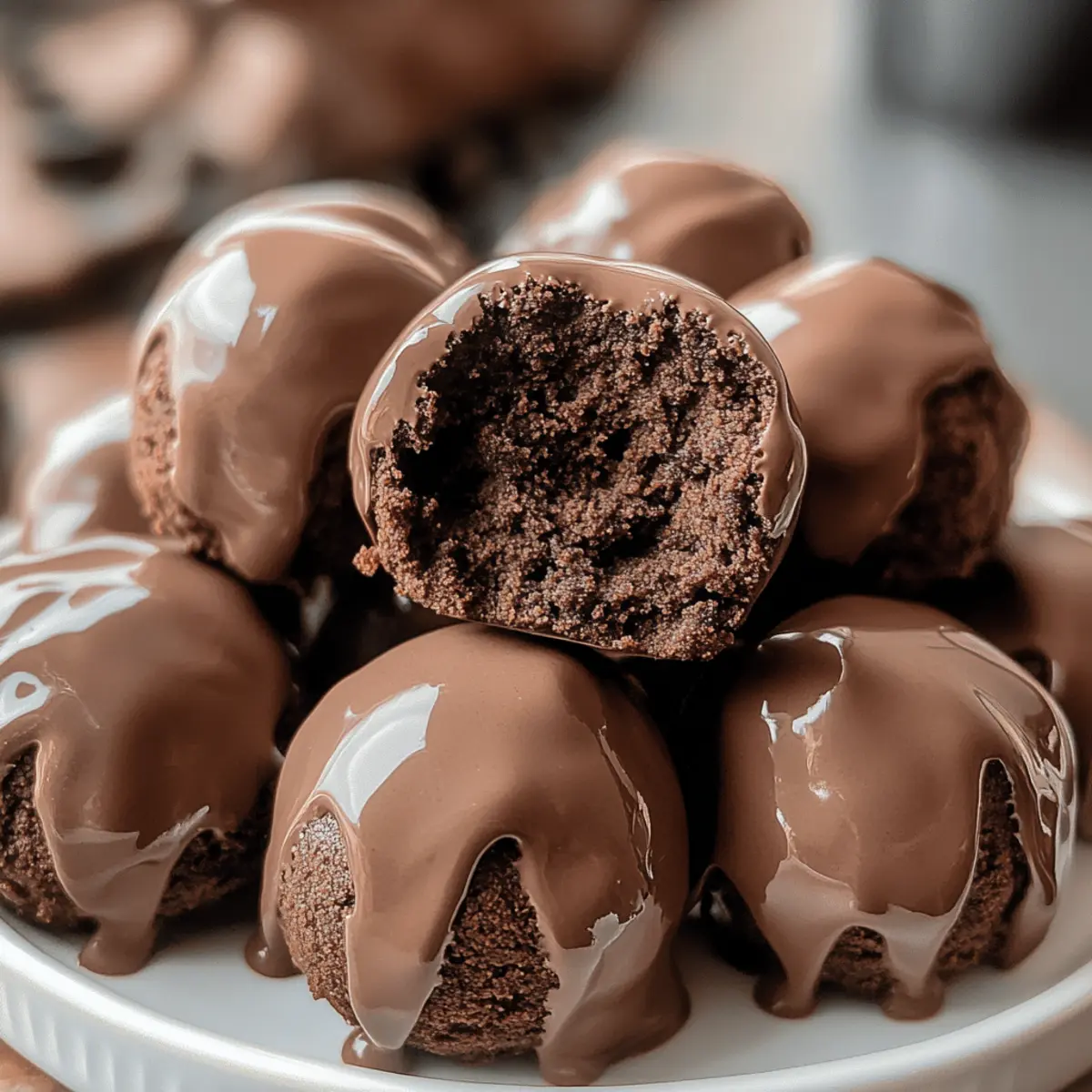 Cottage Cheese Brownie Batter Protein Bites