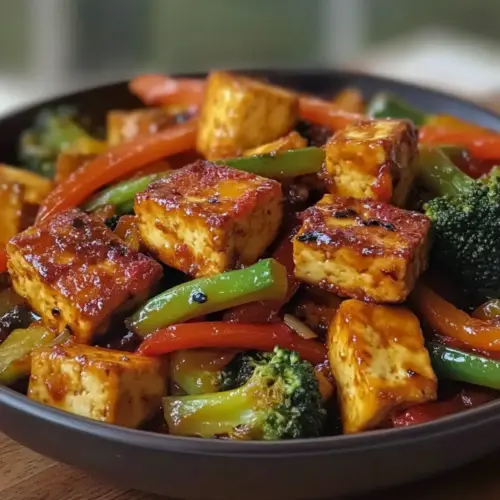 Quick Baked Tofu Stir Fry
