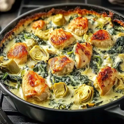 Spinach and Artichoke Chicken Casserole