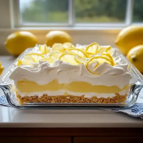 Lemon Icebox Dessert Recipe