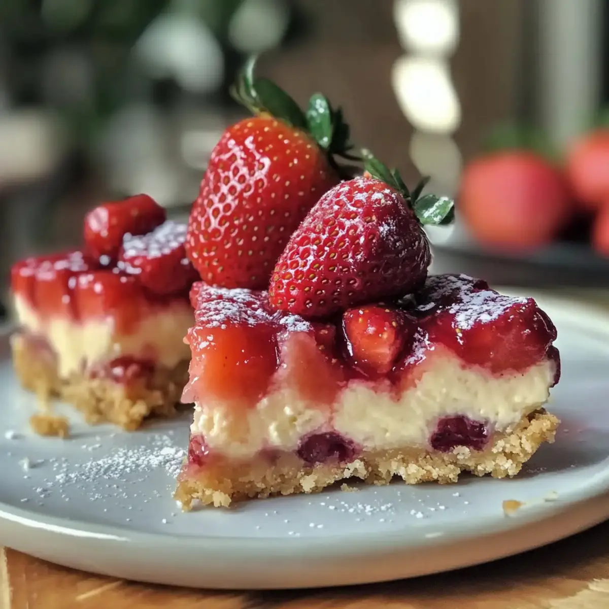Strawberry Cheesecake Bars