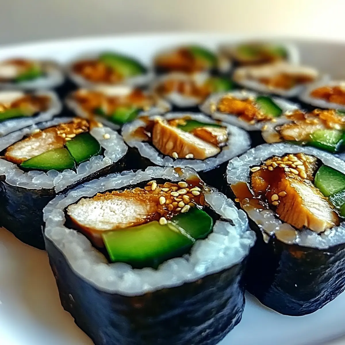 Teriyaki Chicken Sushi Rolls