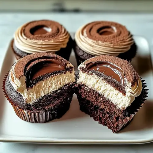 Decadent Chocolate Tiramisu Cupcakes