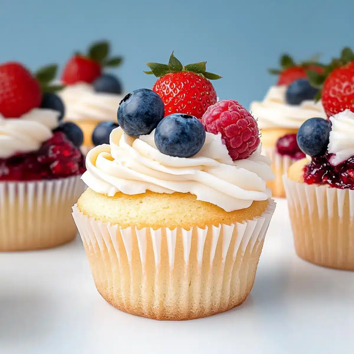 Berry Chantilly Cupcakes