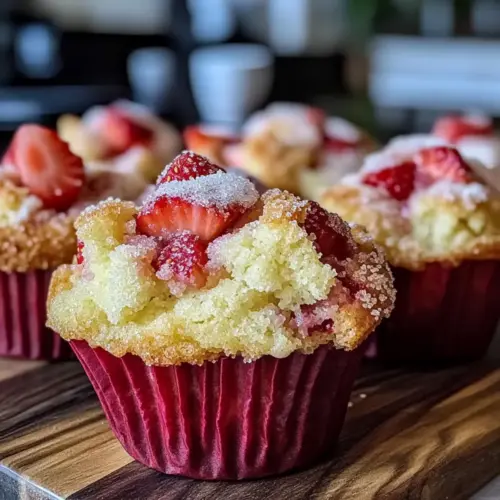 Strawberry Shortcake Muffins