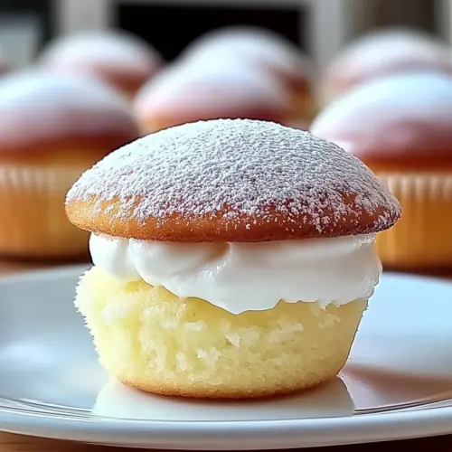 Fluffy Japanese Cotton Cheesecake Cupcakes