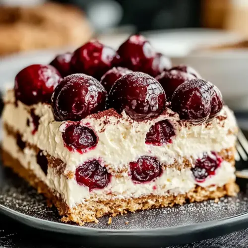 Cherry Amaretto Tiramisu Recipe