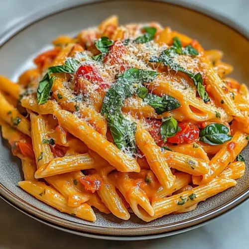 Creamy Garlic Tomato Pasta Dinner