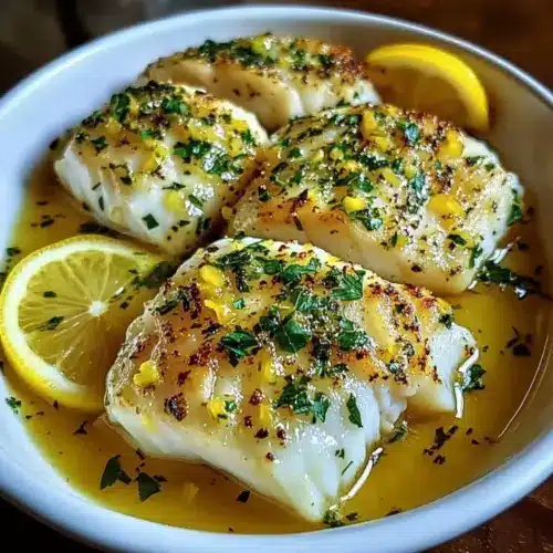 Baked Lemon-Garlic Cod