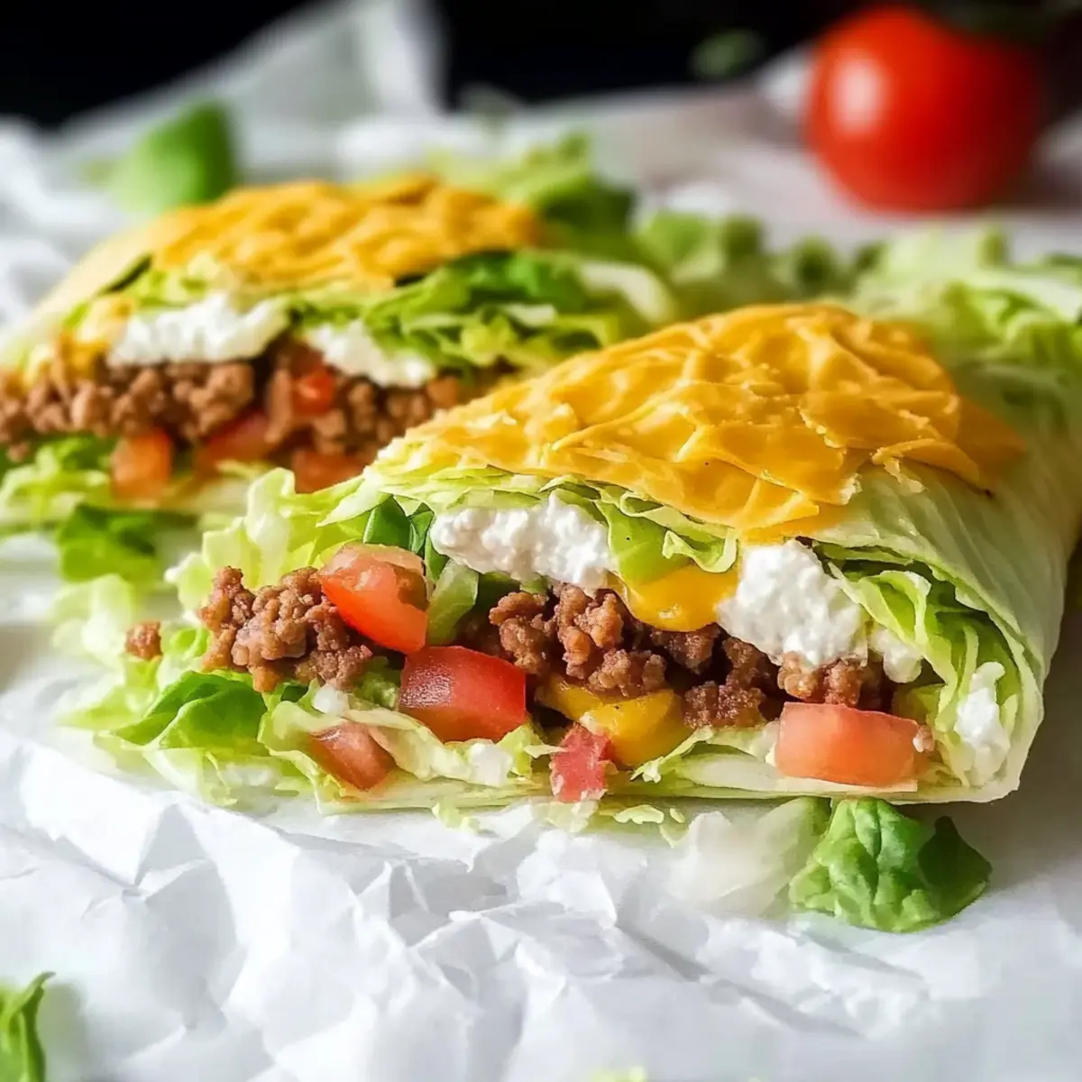 Low Carb Crunchwrap Supreme