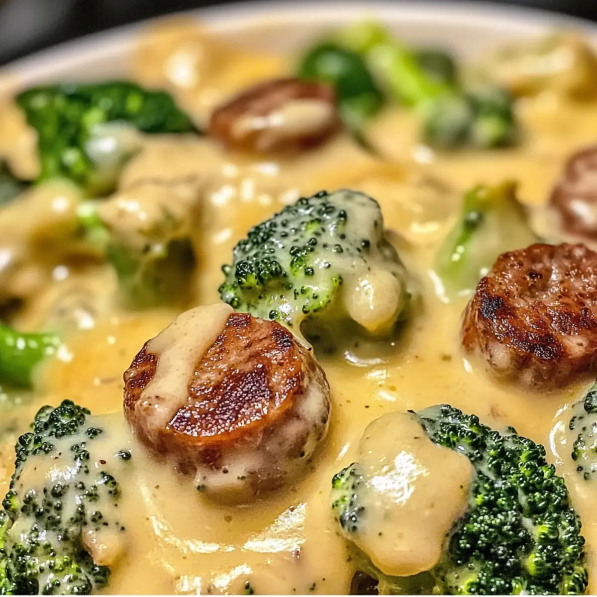 Keto Broccoli and Cauliflower Au Gratin
