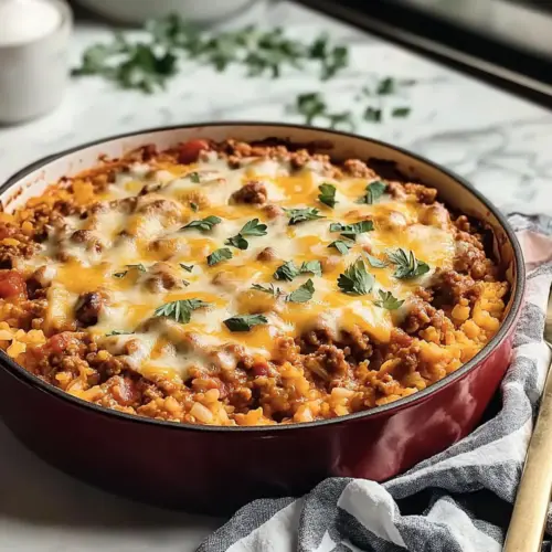 Sloppy Joe Ground Turkey Casserole