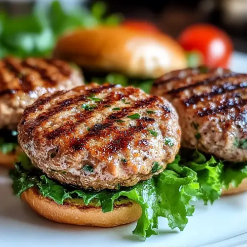 Juicy Ground Turkey Burgers