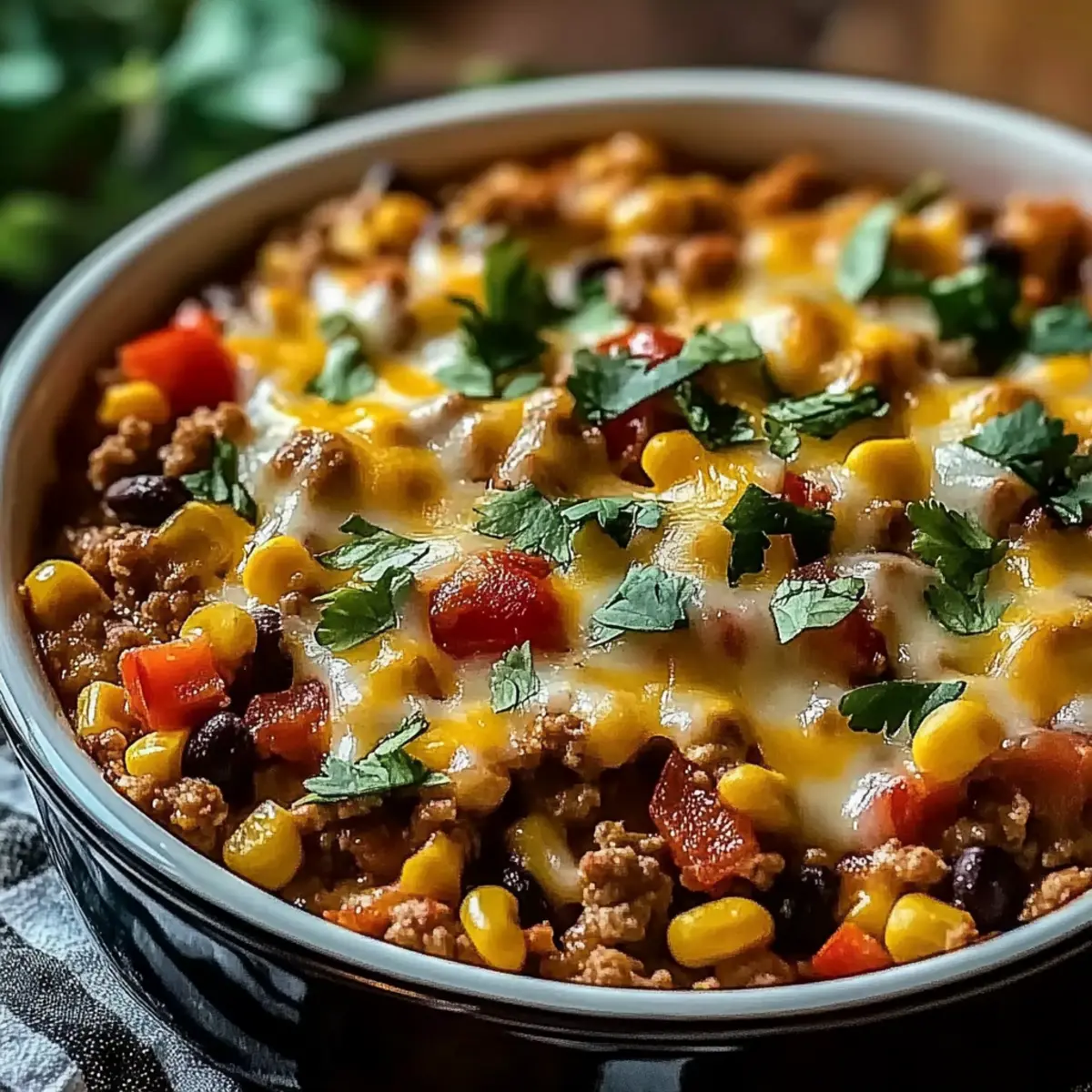 Southwest Ground Turkey Casserole