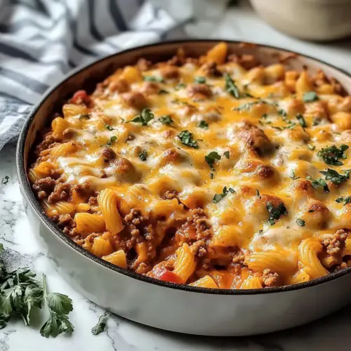 Sloppy Joe Ground Turkey Casserole