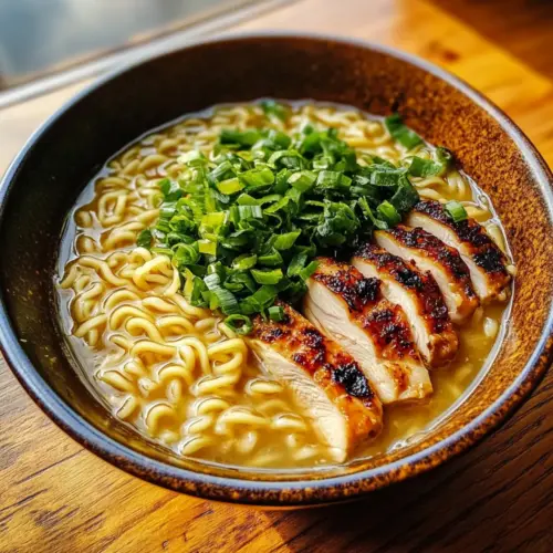 Ginger Garlic Chicken Noodle Soup