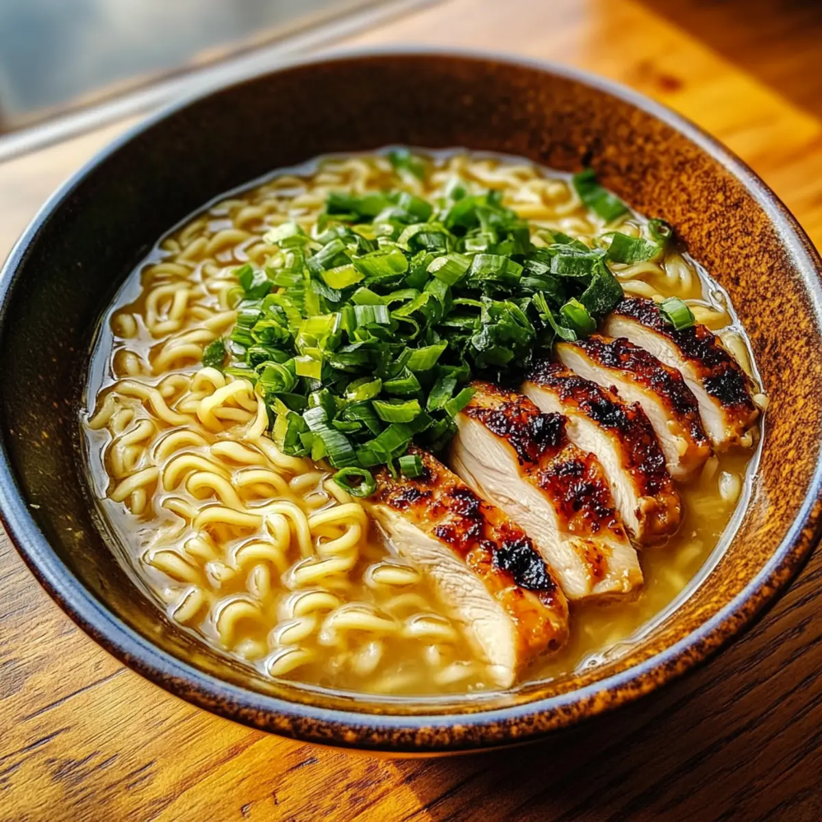 Ginger Garlic Chicken Noodle Soup