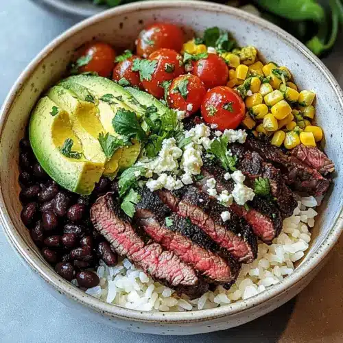 Cilantro Lime Steak Bowls