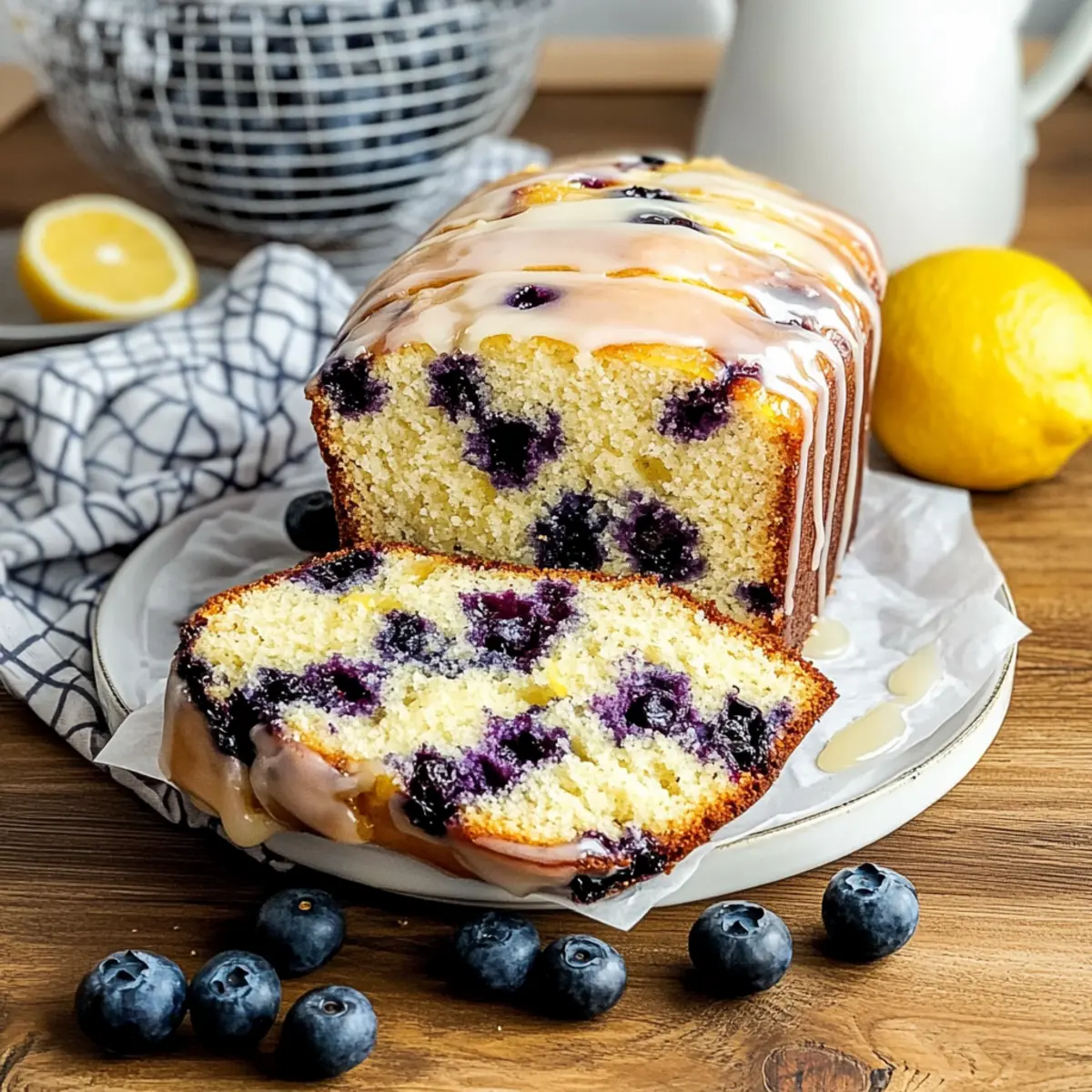 Lemon Blueberry Loaf Cake