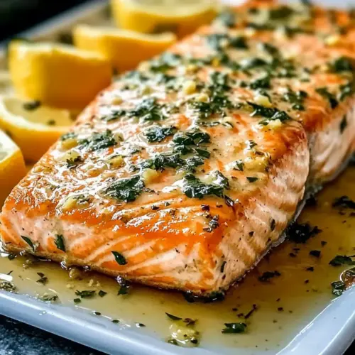 Garlic Butter Baked Salmon