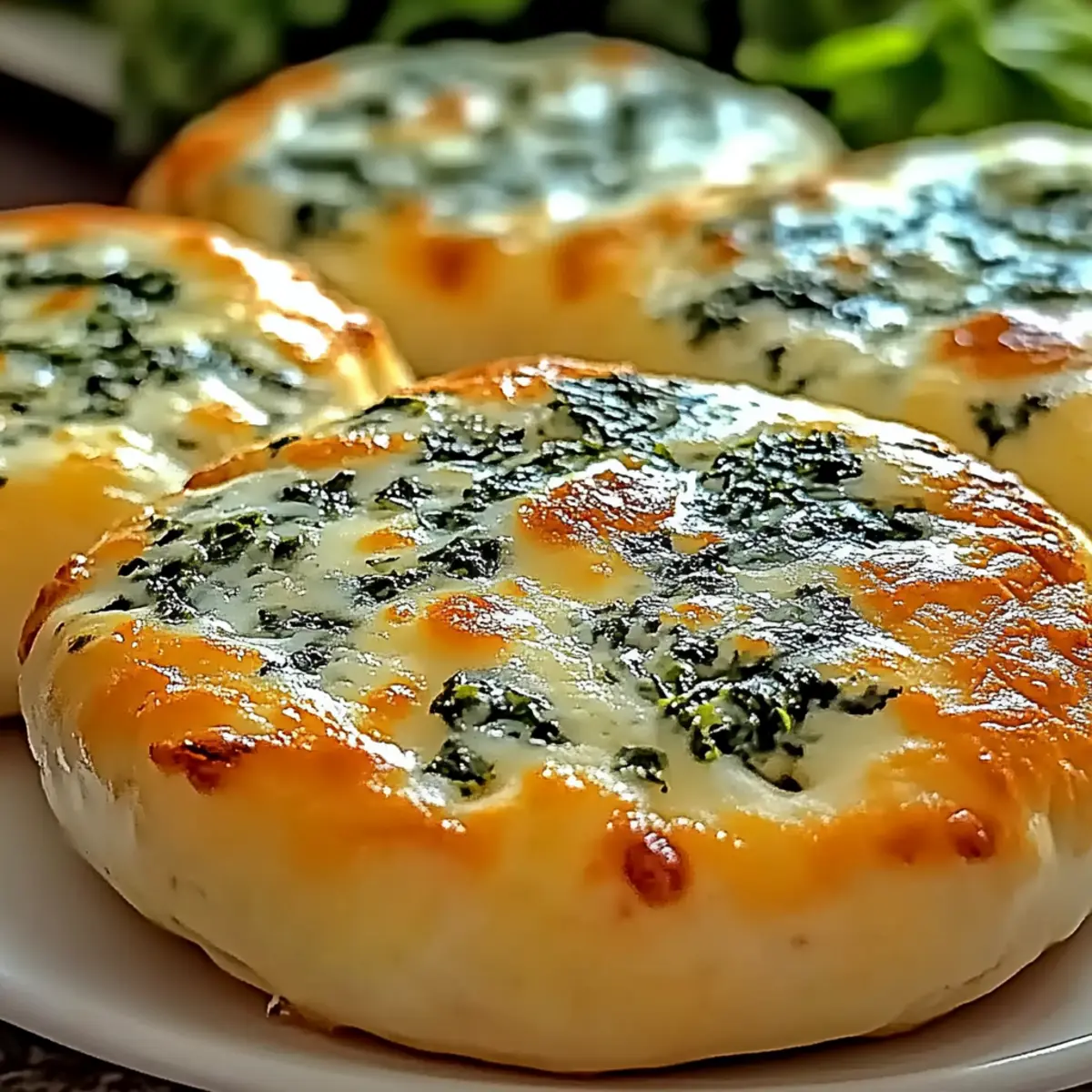 Easy Spinach Cottage Cheese Flagels