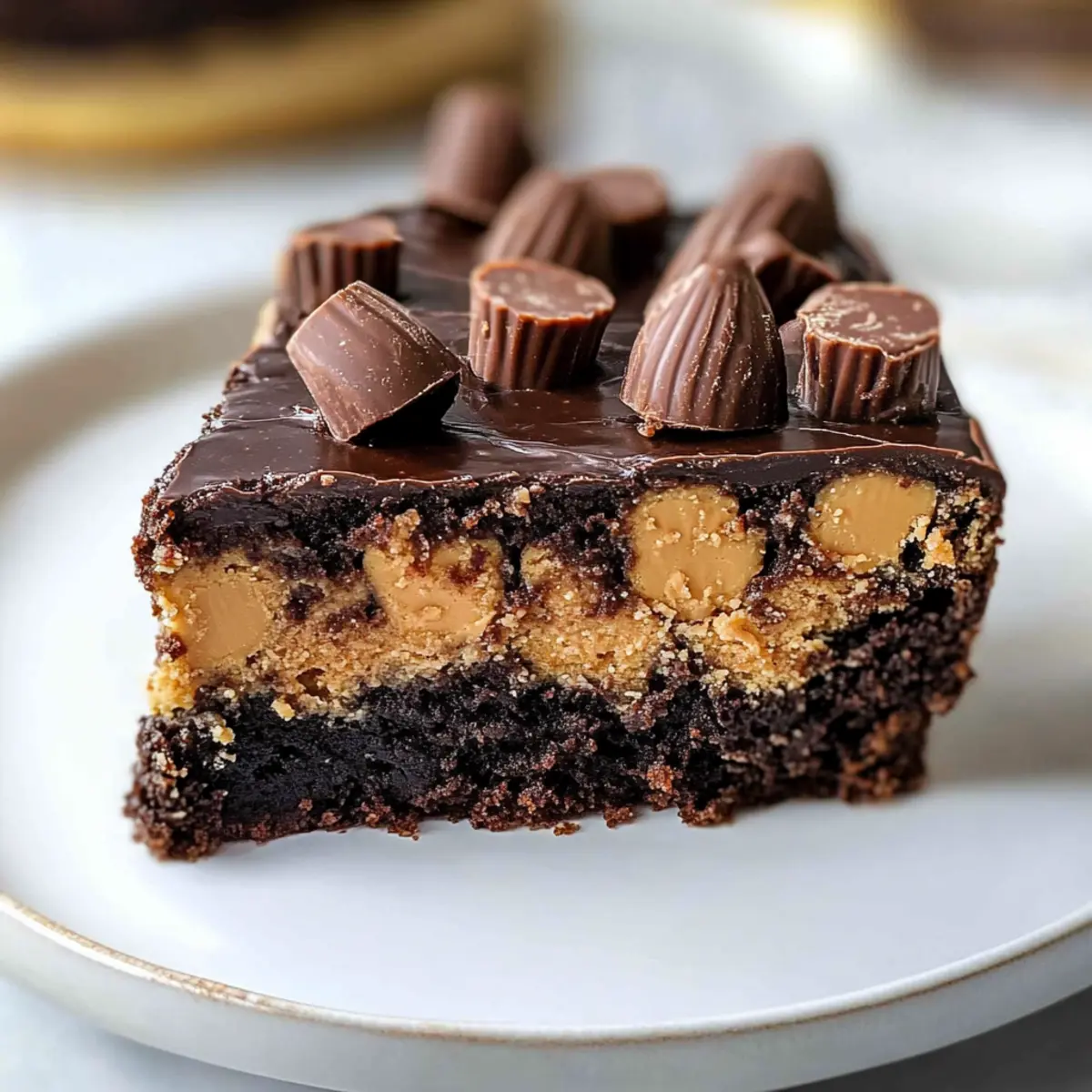 peanut butter cup dump cake