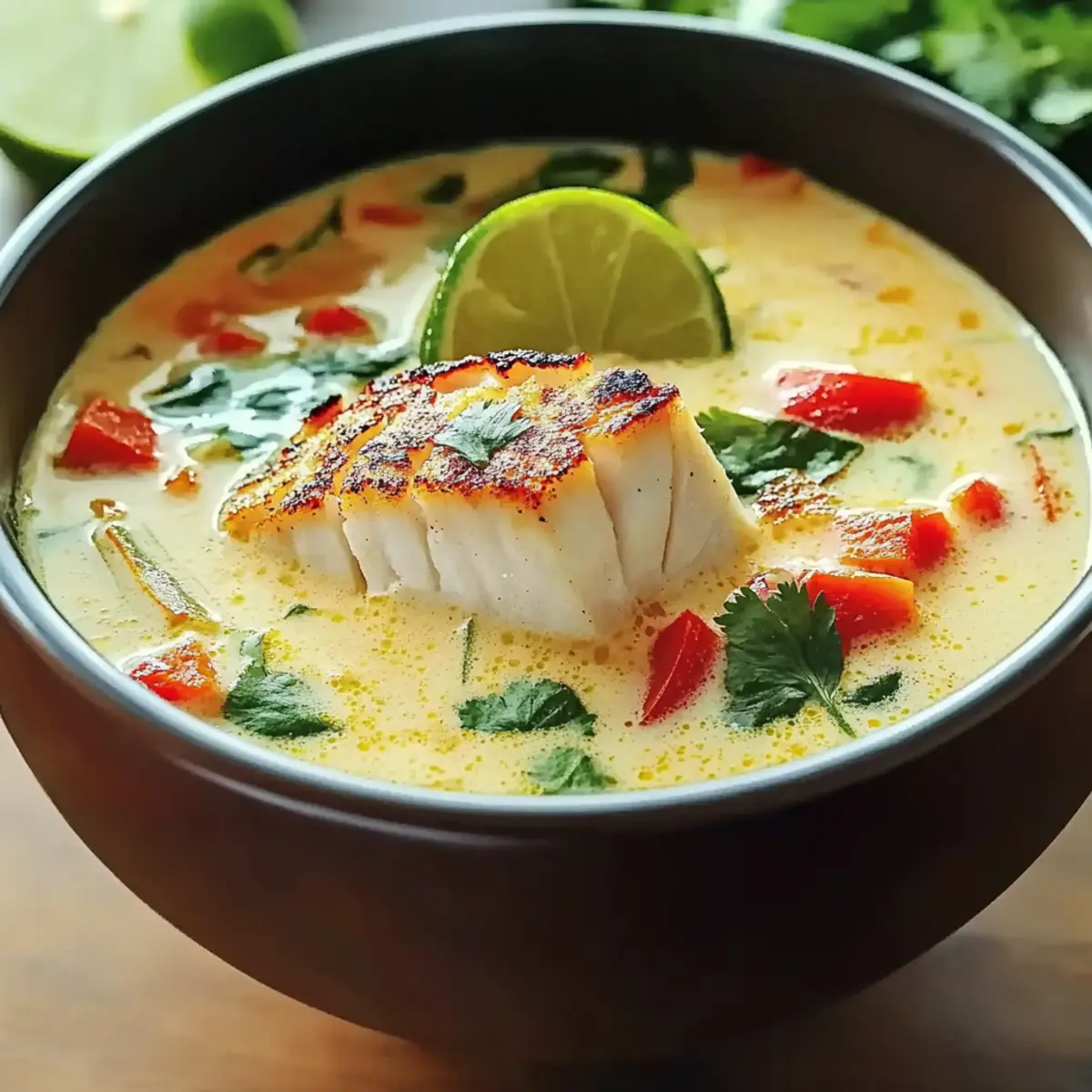 Coconut Lime Fish Soup