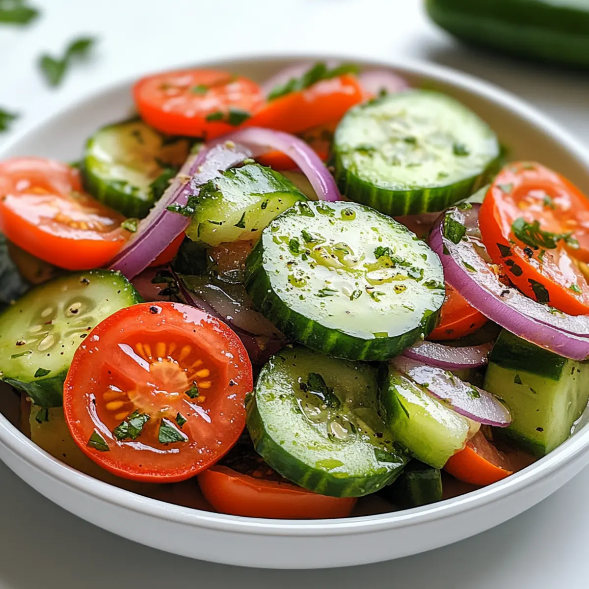 Cucumber and Tomato Salad
