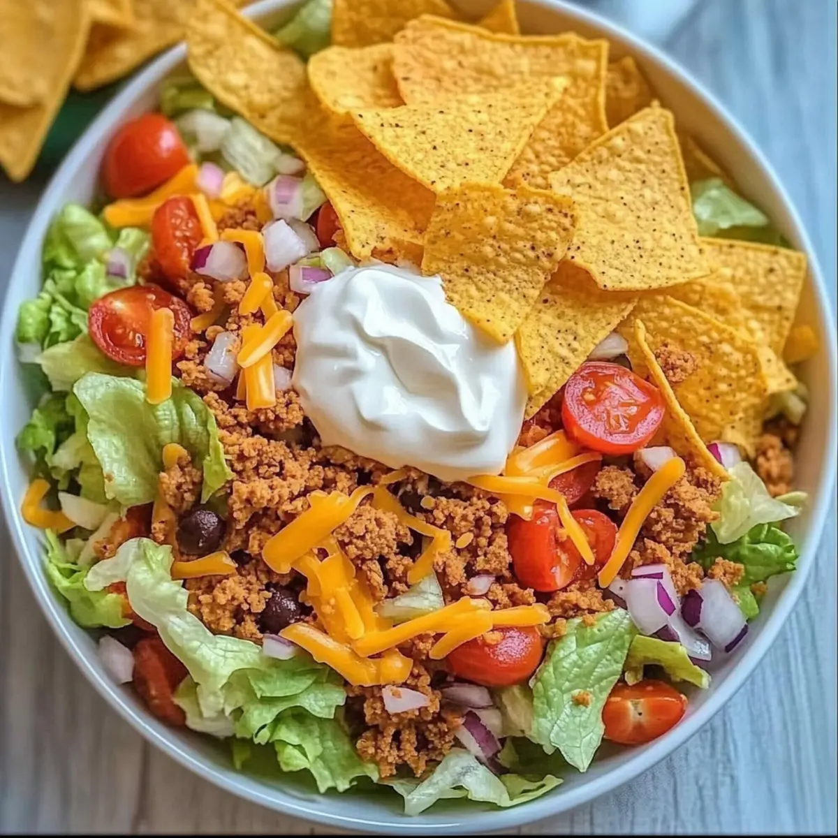 Simple Doritos Taco Salad