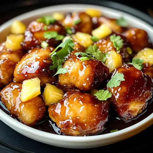 brown sugar pineapple chicken
