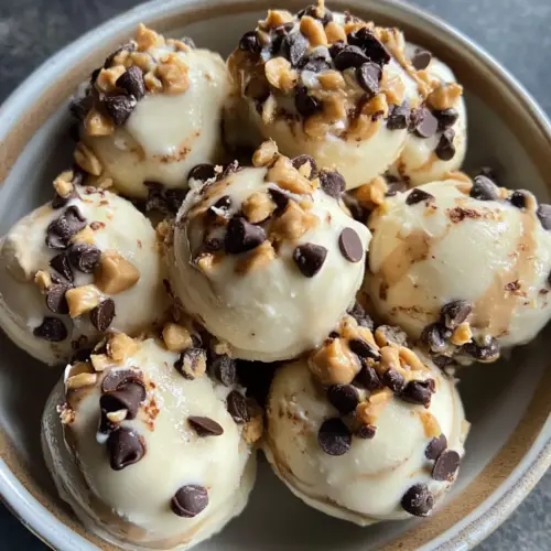 Peanut Butter Greek Yogurt Bites