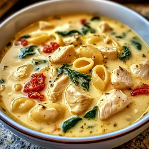 Creamy Tuscan Chicken Soup