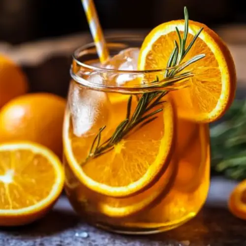 Orange Rosemary Iced Tea