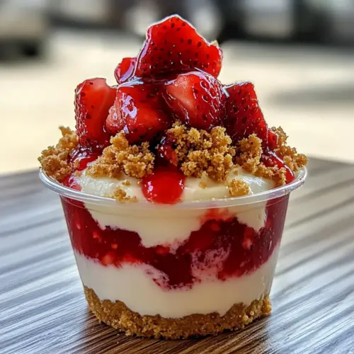 Strawberry Cheesecake Cups