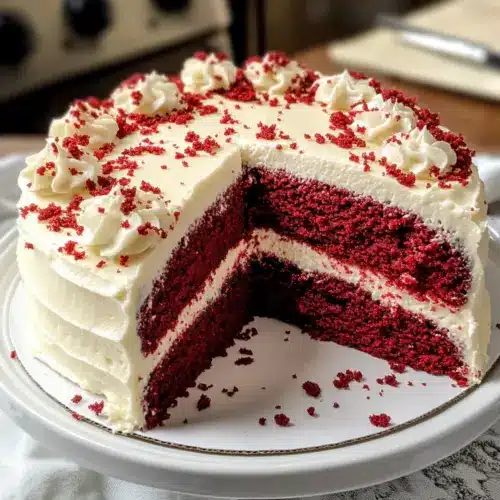 Red Velvet Cake with Cream Cheese Frosting