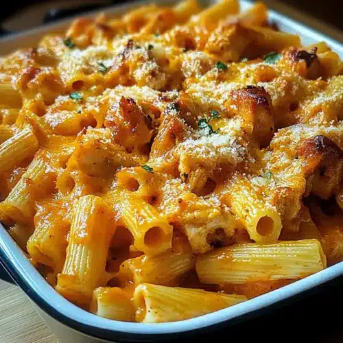 Smoky BBQ Chicken & Cheddar Pasta Bake