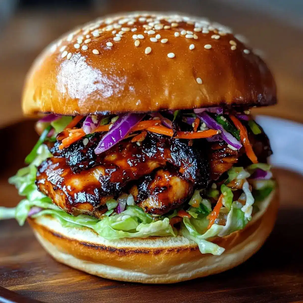 Korean BBQ Chicken Sandwich