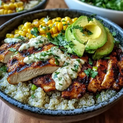 Summer Meal Prep Grilled Chicken Bowls