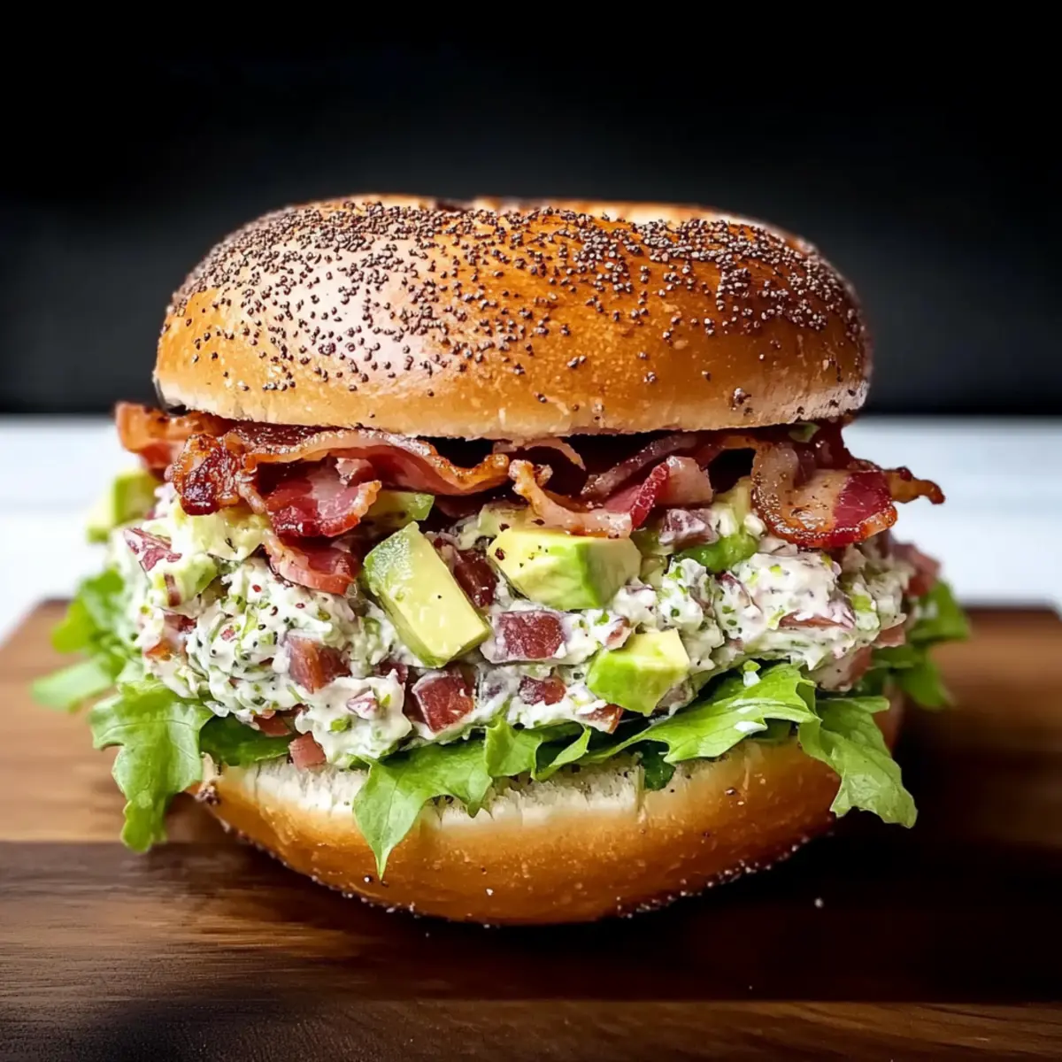 California BLT Chopped Bagel