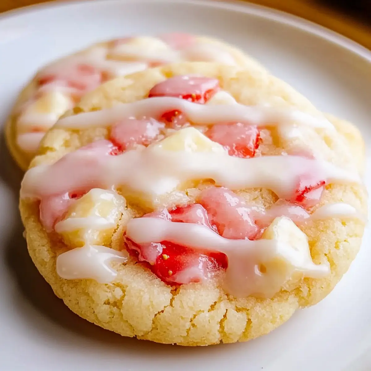 Strawberry Lemonade Cookies