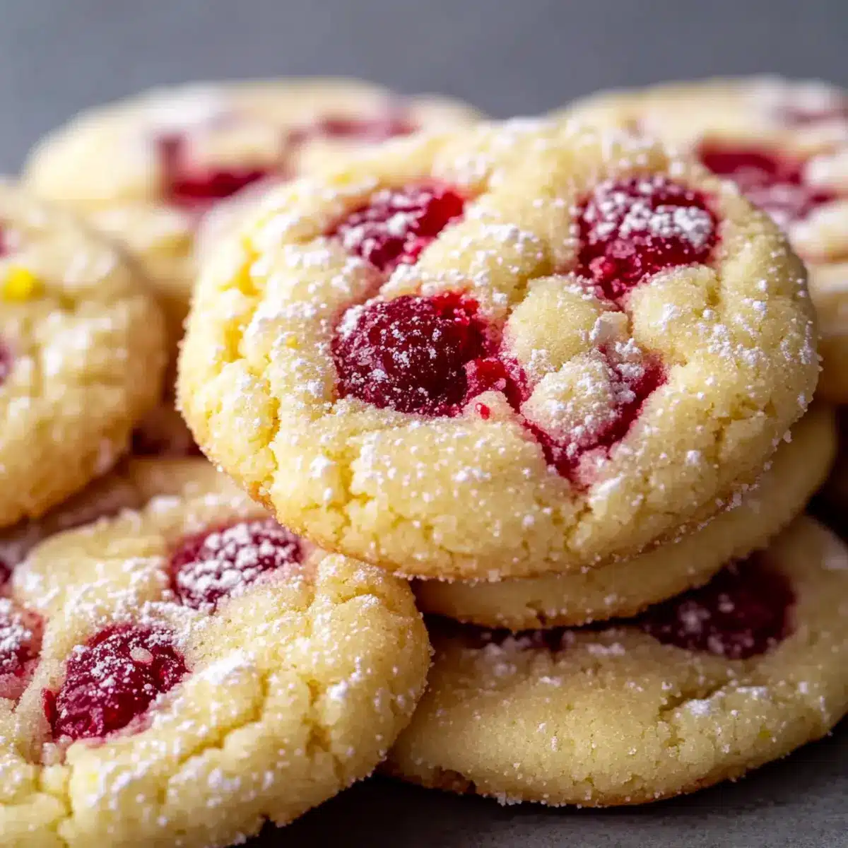 Lemon Raspberry Cookies