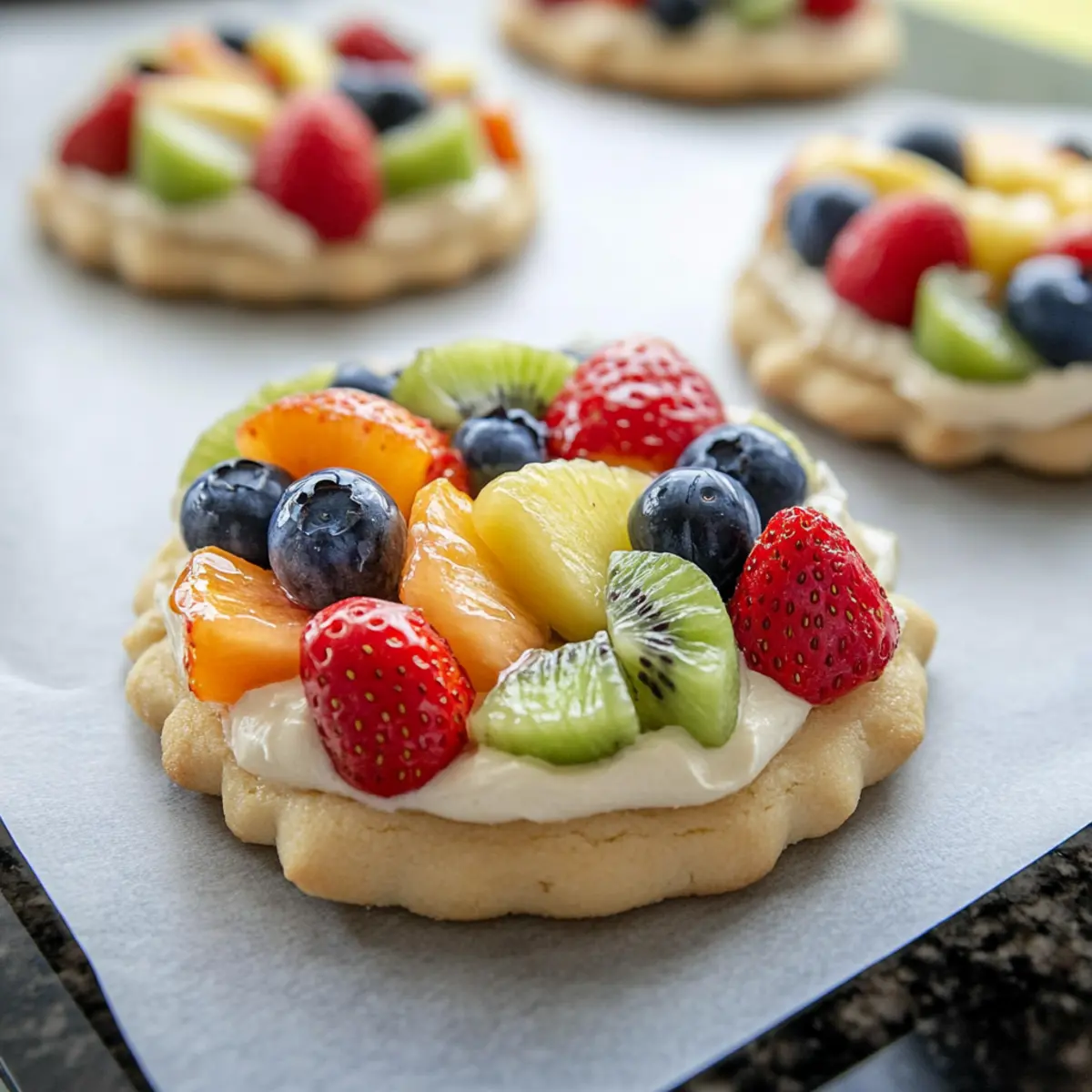 Fruit Pizza Cookies